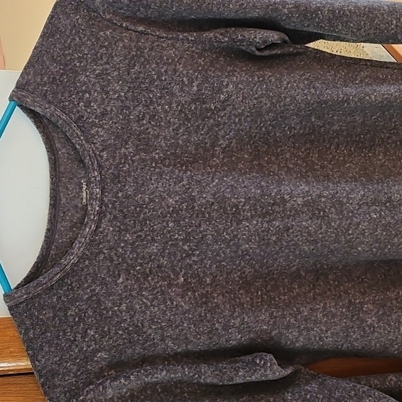 Climate Right Fuzzy Brushed Fleece Long-sleeved Shirt Layer - Picture 2 of 9